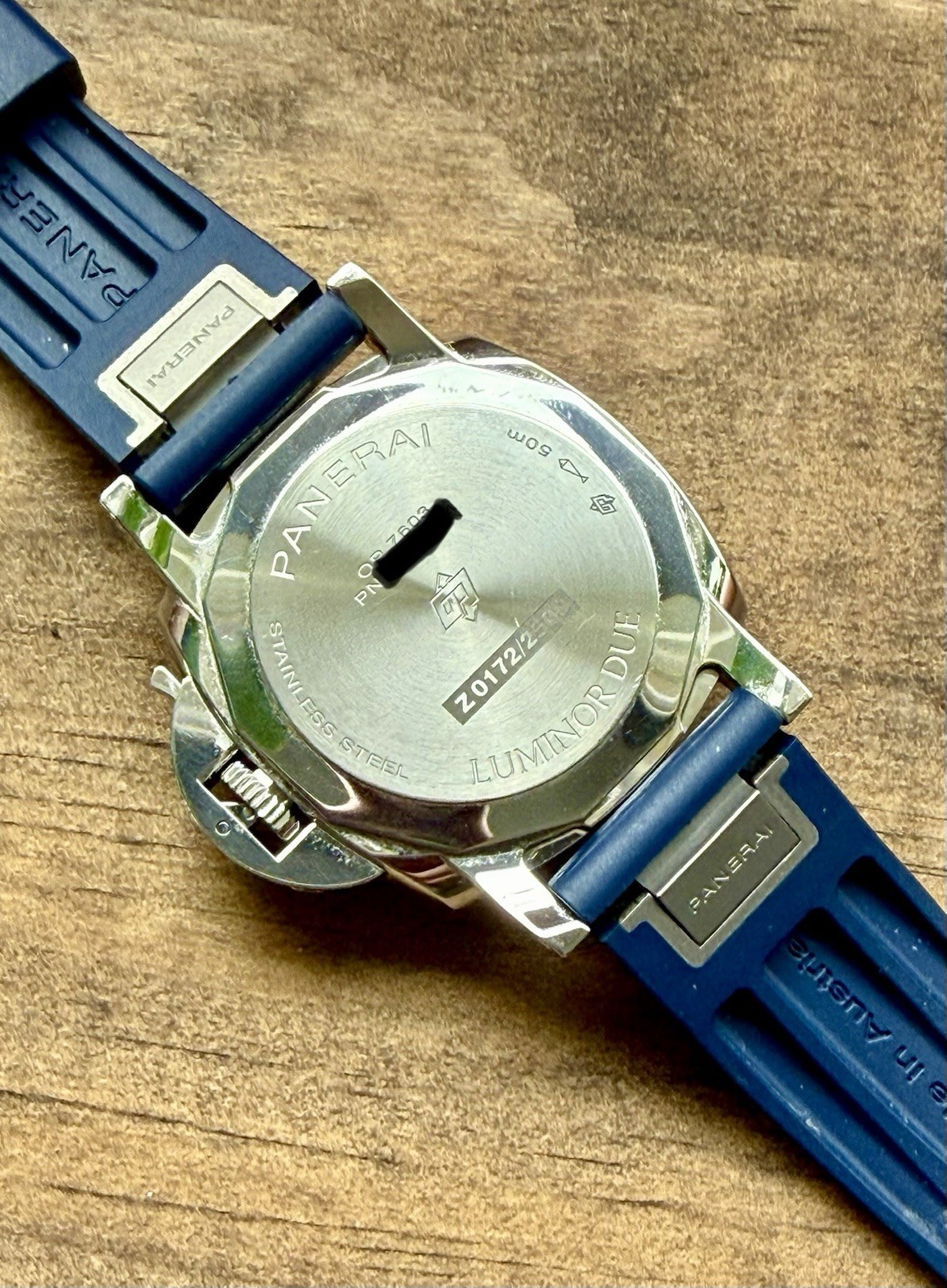 2023 Panerai Luminor Due Automatic Grey 1247 PAM01247 38mm Watch Full Set Straps