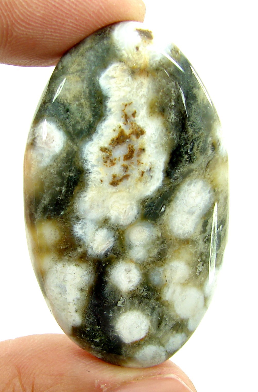 66.10 Ct Natural Ocean Jasper Loose Gemstone Cabochon Wire Wrap Stone – 2847