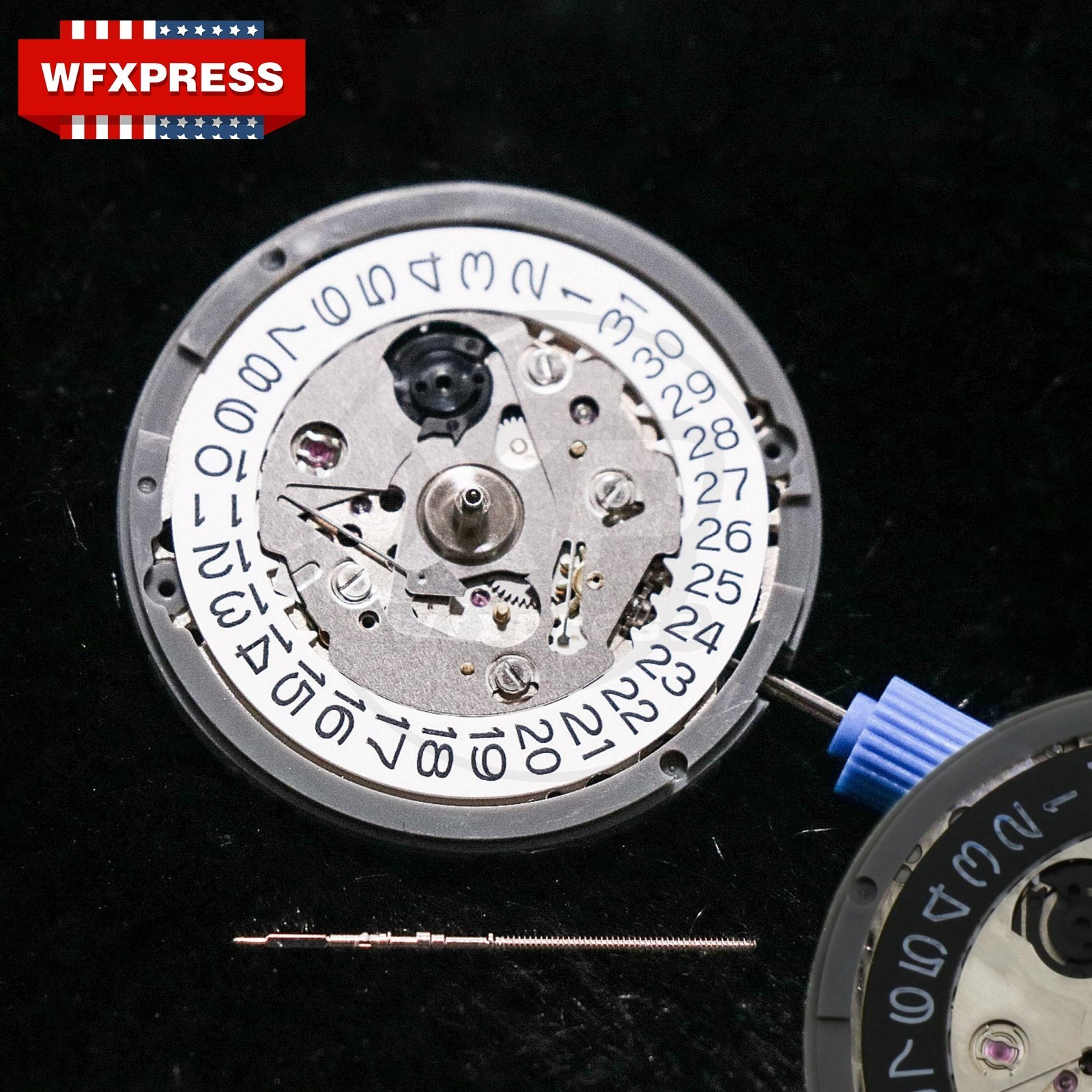 Automatic Watch Movement For Seiko (SII) NH35A Date At 3H W/ White Or Black Disc