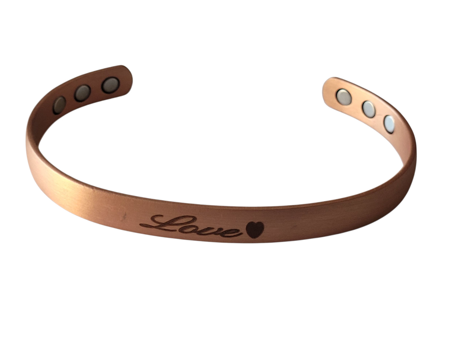 Customized Pure Copper Magnetic Bracelet Solid Copper Personalized Cuff Bracelet