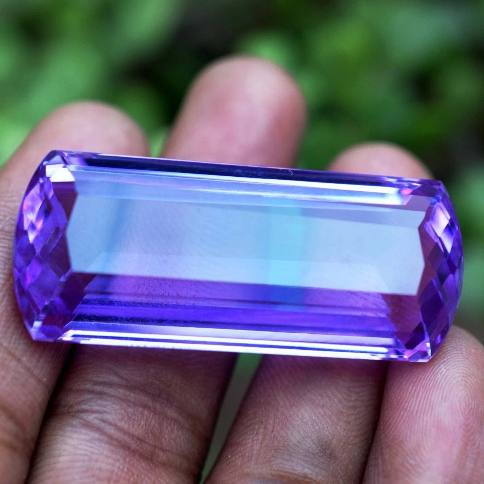 Certified Large Purple Amethyst Natural 100 Ct+ Fancy Cut AA+ Loose Gemstone
