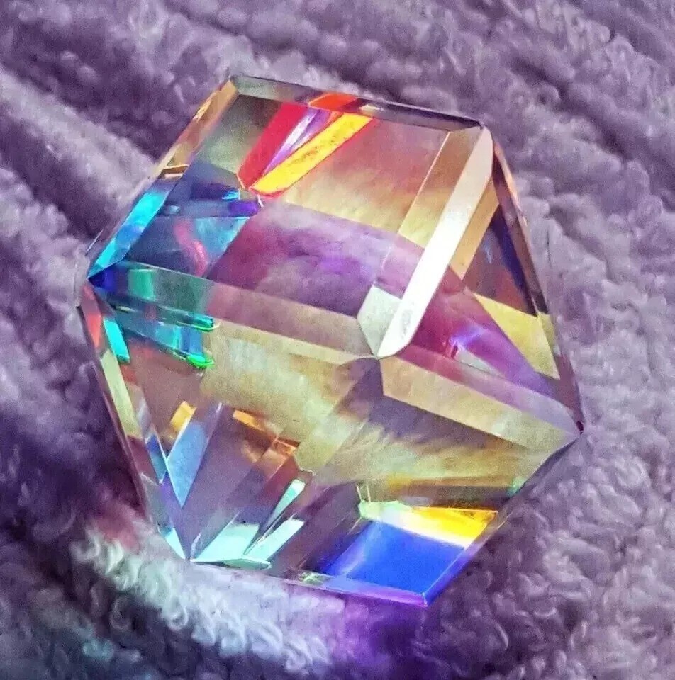 Natural Fancy Hexagon Cut 102-104 Ct Mystic Topaz Loose Gemstone EGL Certified