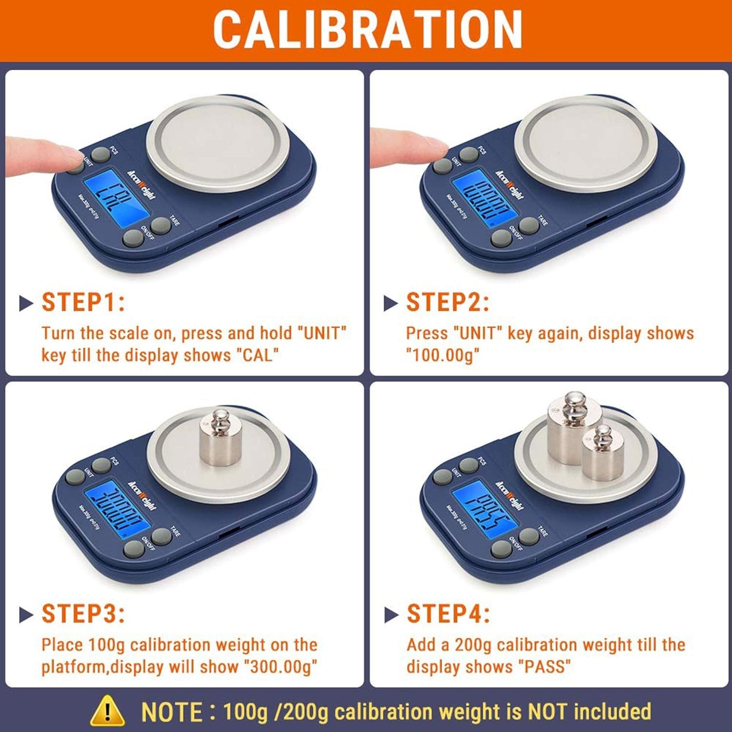 Handheld Digital Scale with LCD: Perfect for Jewelry and Kitchen Measurements