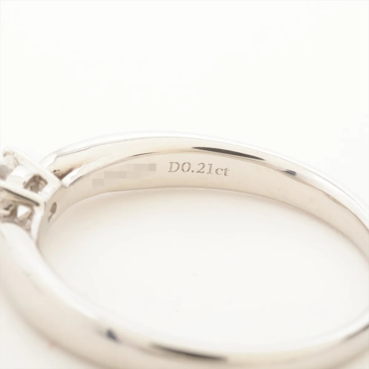 Tiffany Harmony diamond Ring Pt950 3.1g D0.21 F IF 3EX NONE