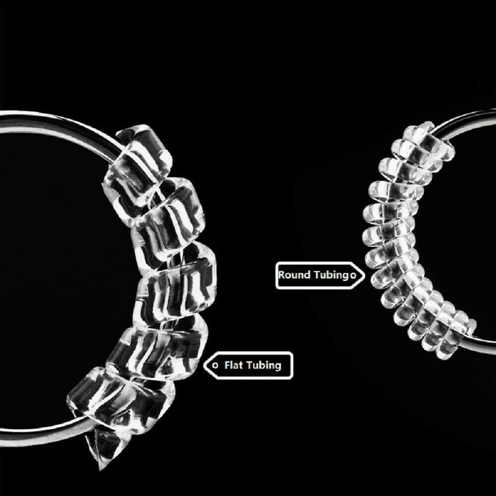 16Pcs Clear Ring Sizer Jewelry Ring Size Adjuster Invisible Fit Reducer Guard US
