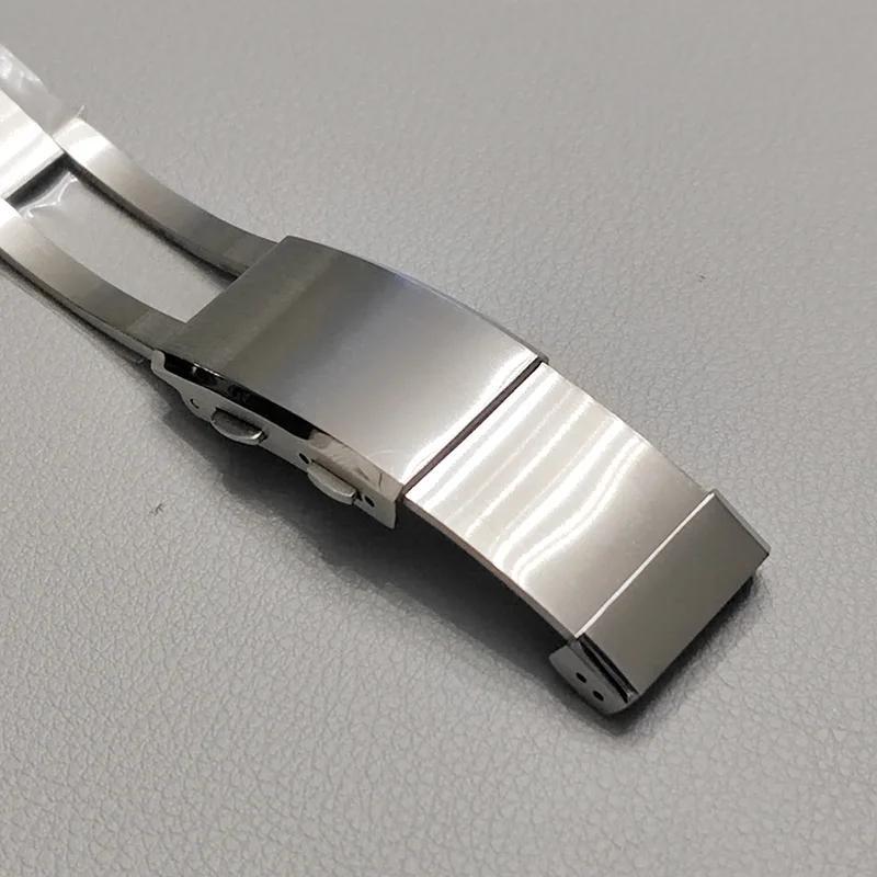 18/20/22mm 316L Stainless Steel Watch Clasp Adjustable Folding Buckle Metal