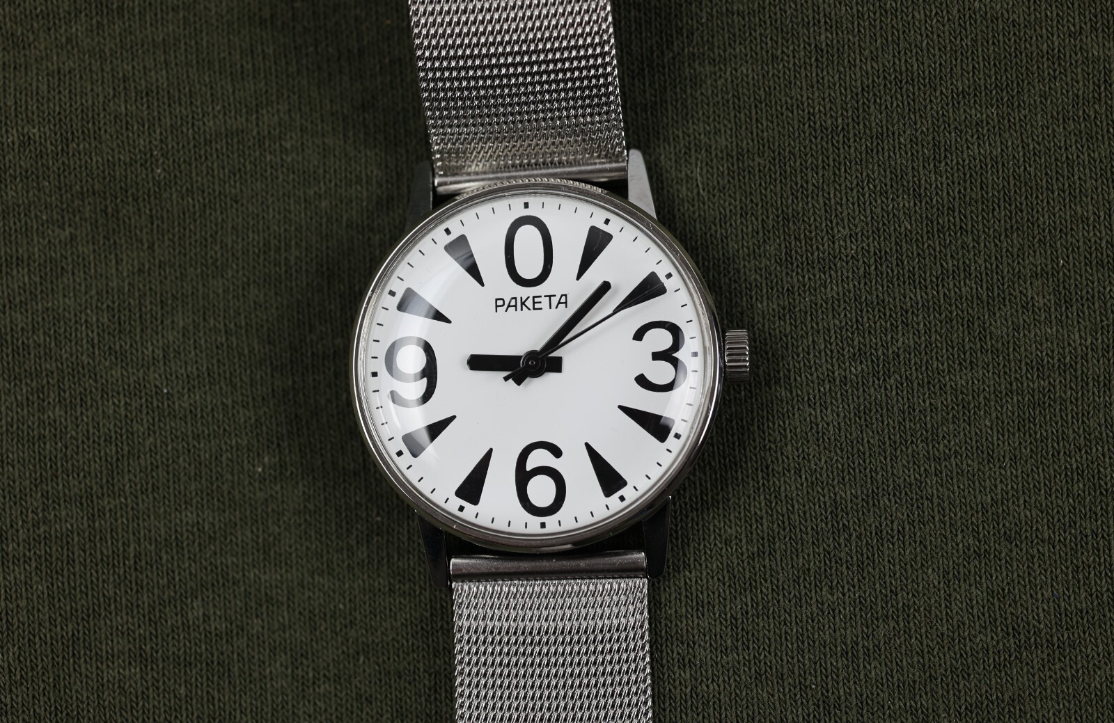 Soviet Quartz watch Big Zero 35mm / Exclusive Rare unisex watch USSR Quartz