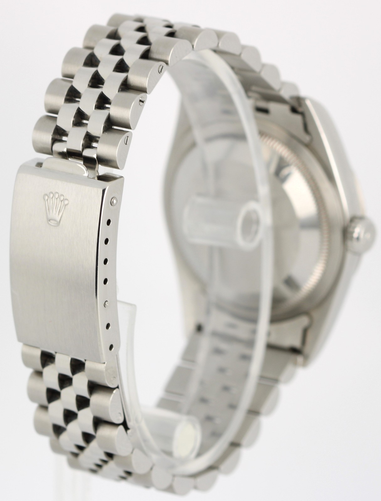 1995 PAPERS Rolex DateJust Silver Roman Numeral 36mm 16234 NO-HOLES Watch BOX