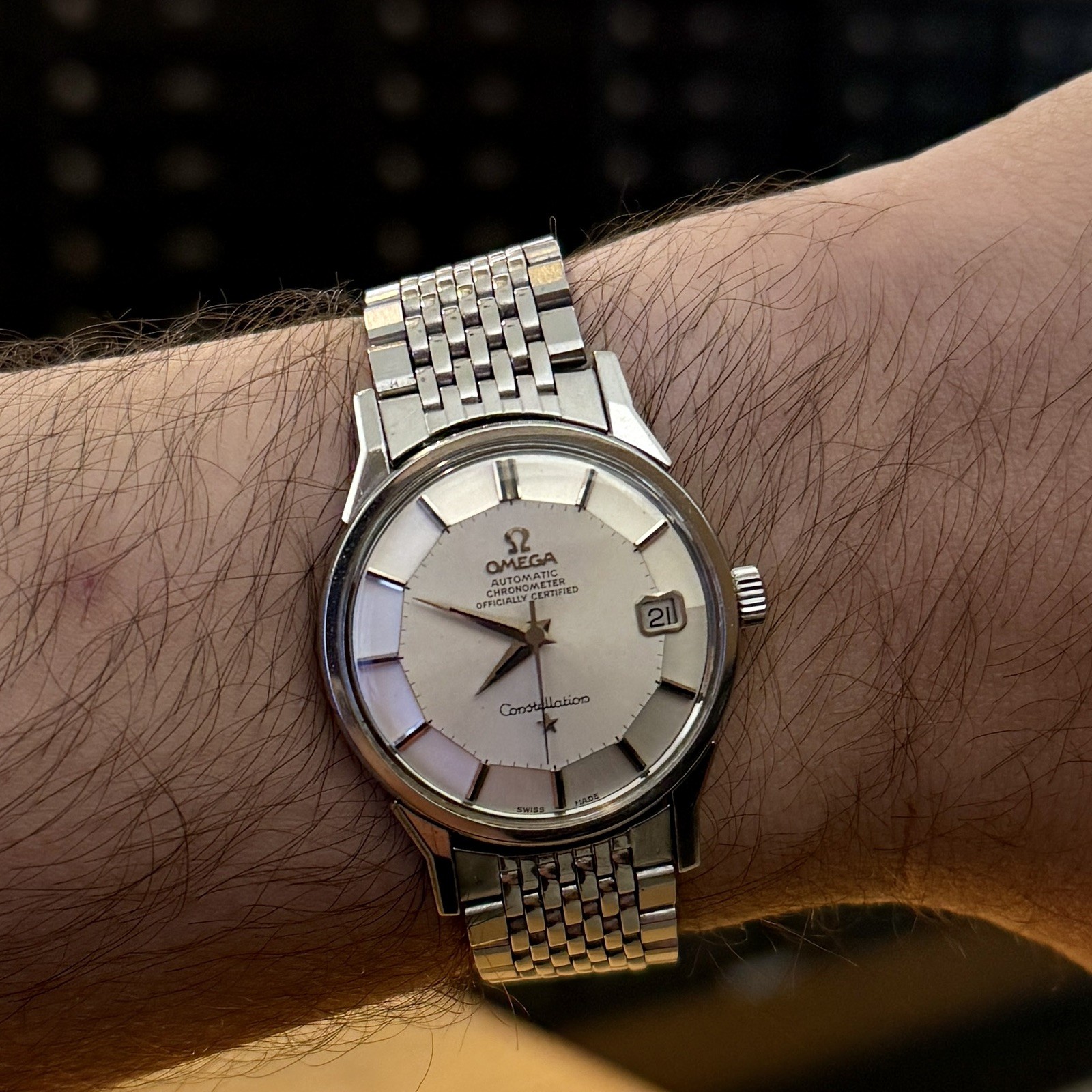 Omega Constellation Pie Pan 168.005