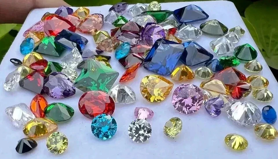 50 Ct+ Mix Cut Multicolor Certified Natural Cambodian Zircon Lot Loose Gemstone