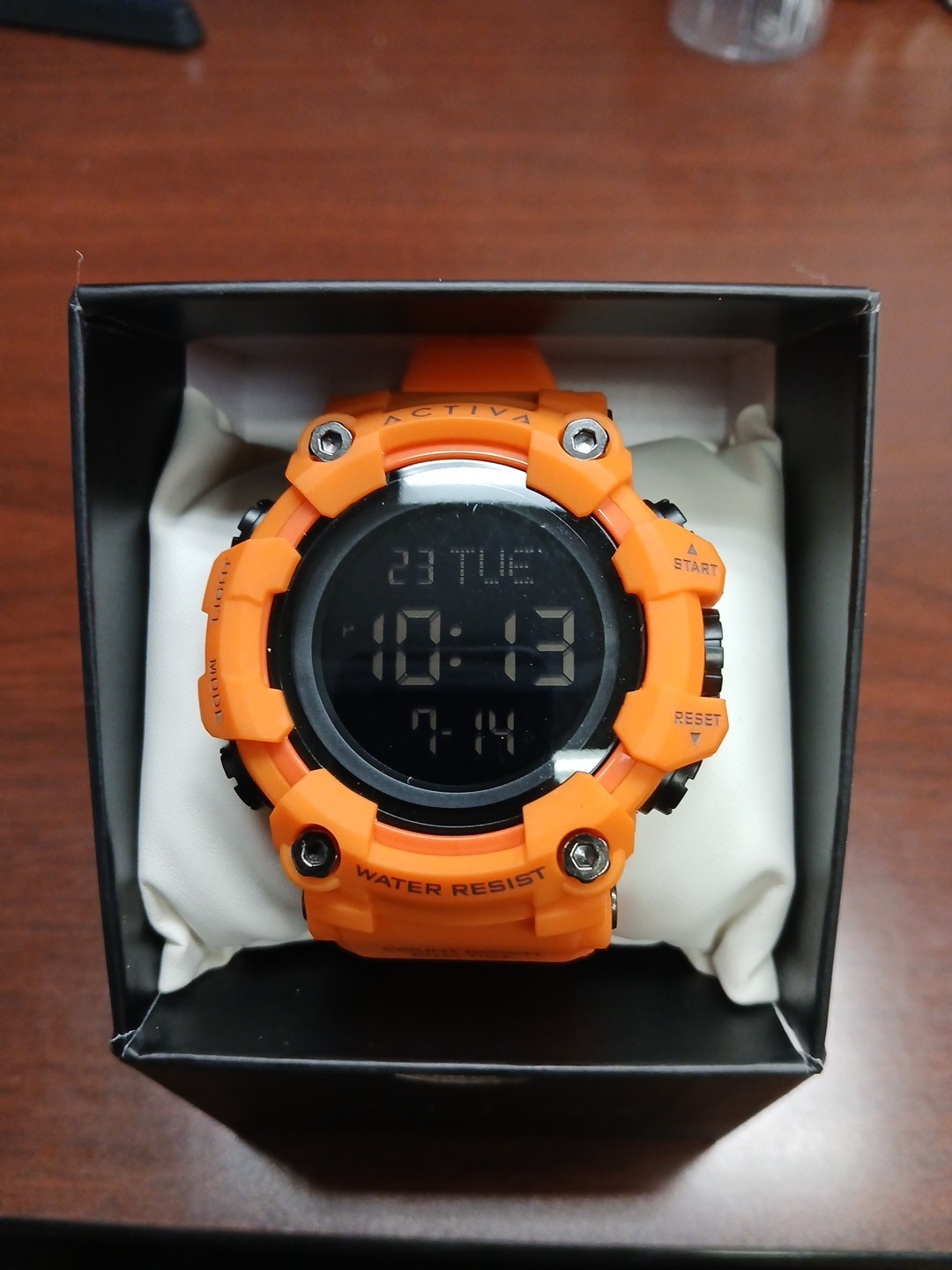 *NEW* Activa Kadron X Invicta Digital Men’s Watch – Orange – 53mm ACW1968-005