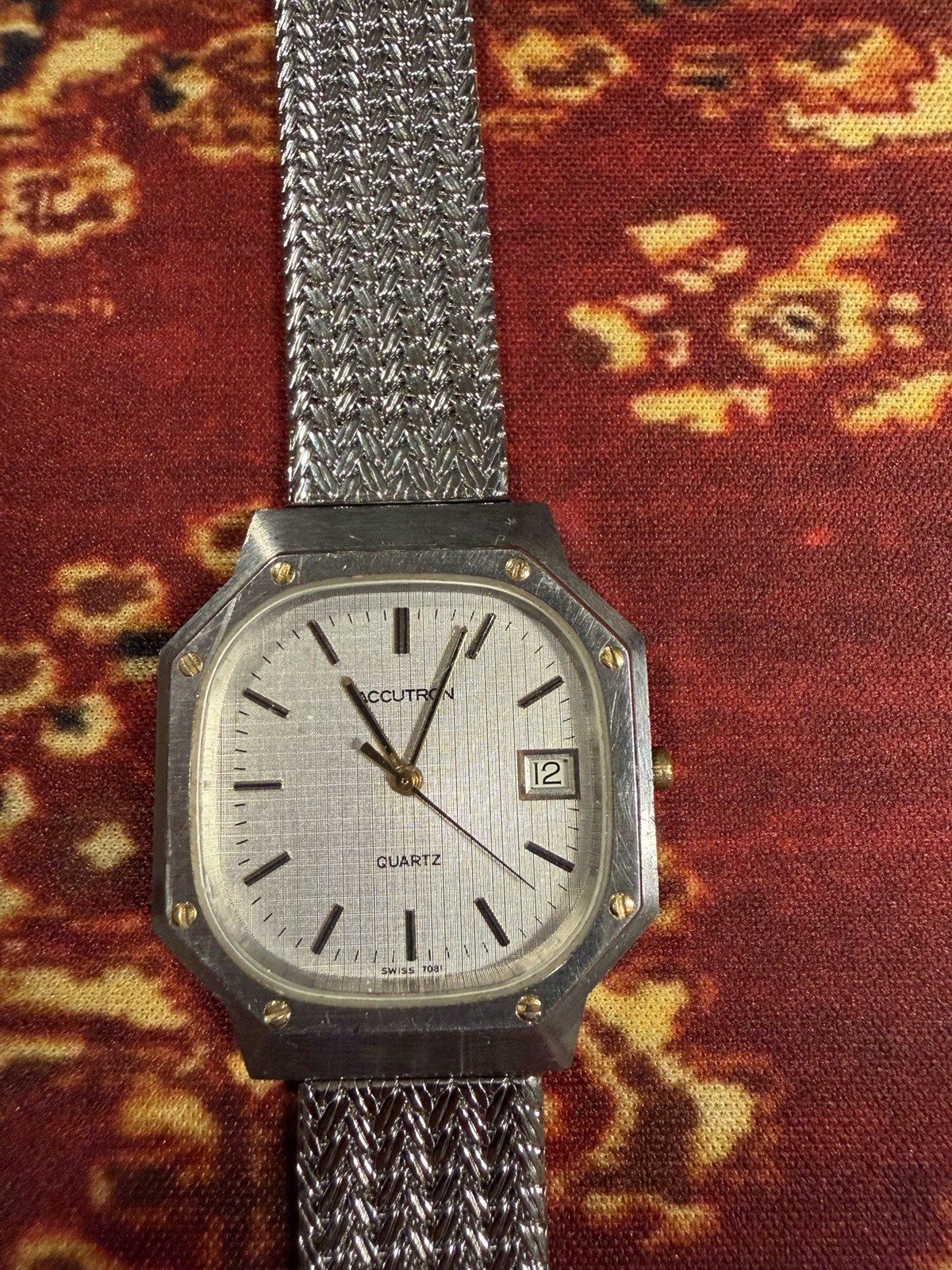 Vintage 1980 Bulova Accutron Swiss 7083–