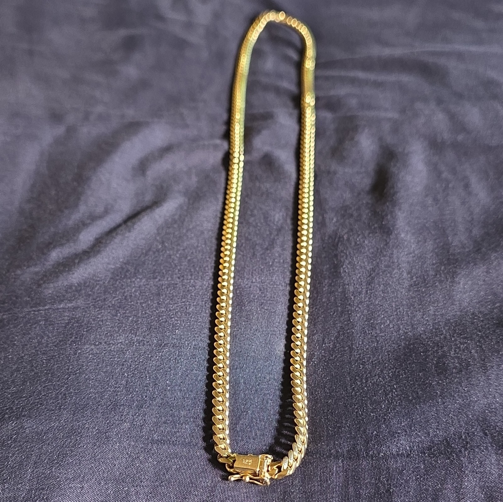 Solid 10k 24 inch Yellow Gold Miami Cuban Link With Box lock 42.56 Grams