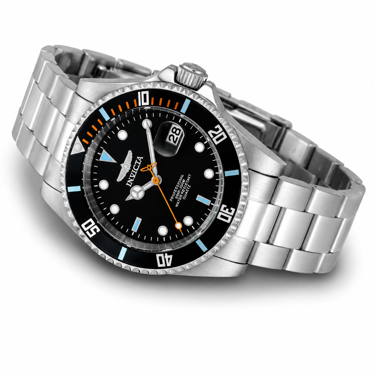 Invicta Pro Diver Vectide Professional 200m Men’s Watch. 42mm. Steel Tone.