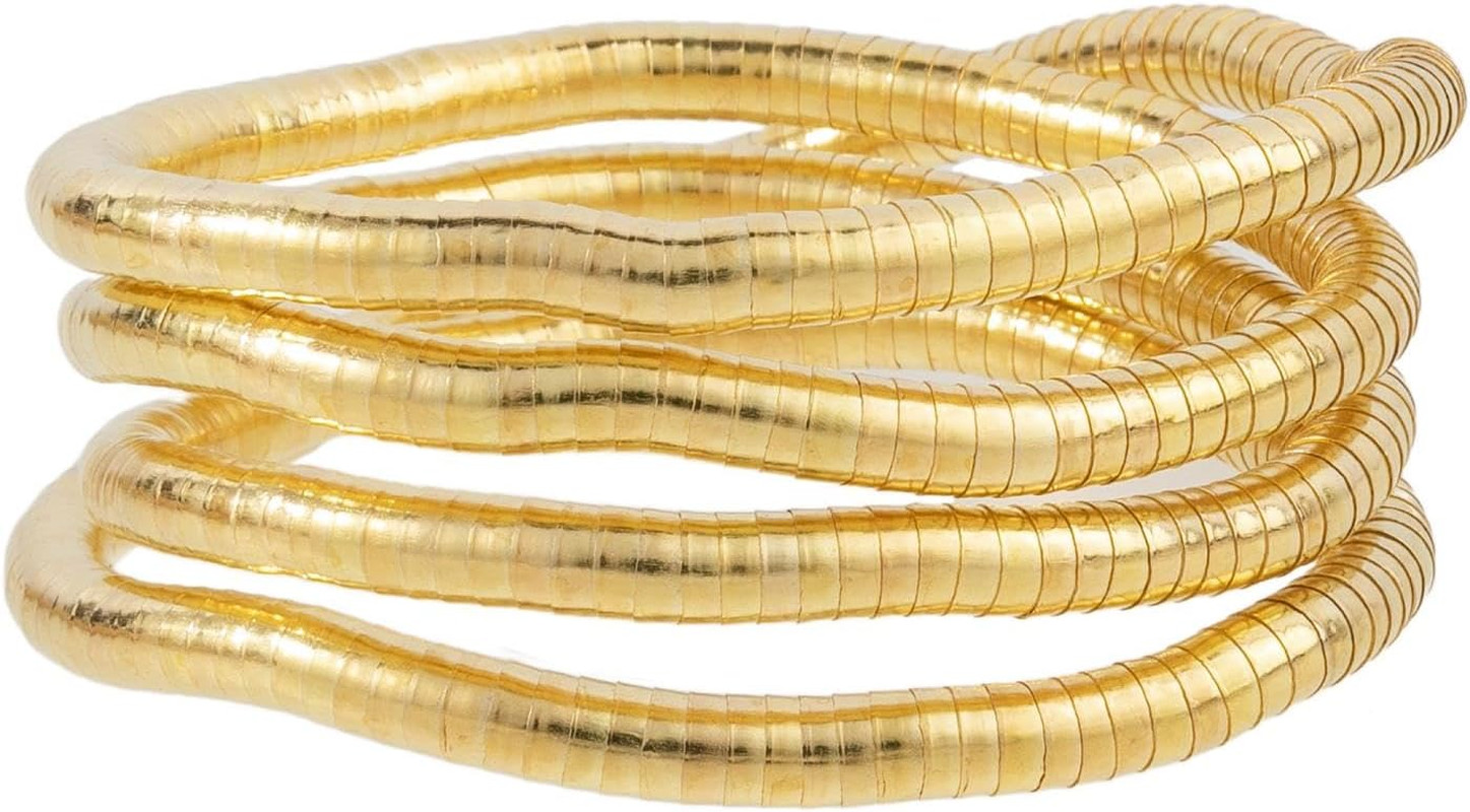 Bendable Snake Necklace for Women Punk Flexible Twisty Multi-Purpose Necklace Co