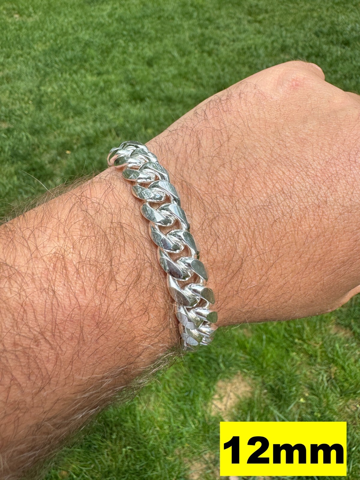 Real Solid 925 Sterling Silver Miami Cuban Chain Or Bracelet 5-14mm Box Clasp
