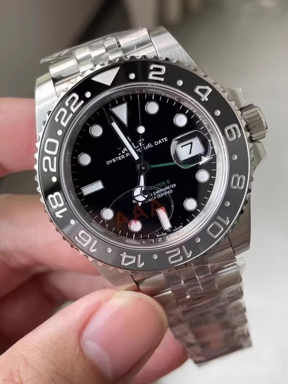 DIY SET for 3285 watch case + dial + hands + Stainless Steel Strap 40mm
