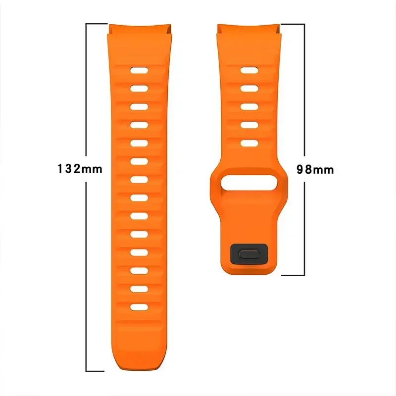 Silicone Band Strap+Case for Samsung Galaxy Watch 4 5 6 7 40/42/43/44/45/46/47mm