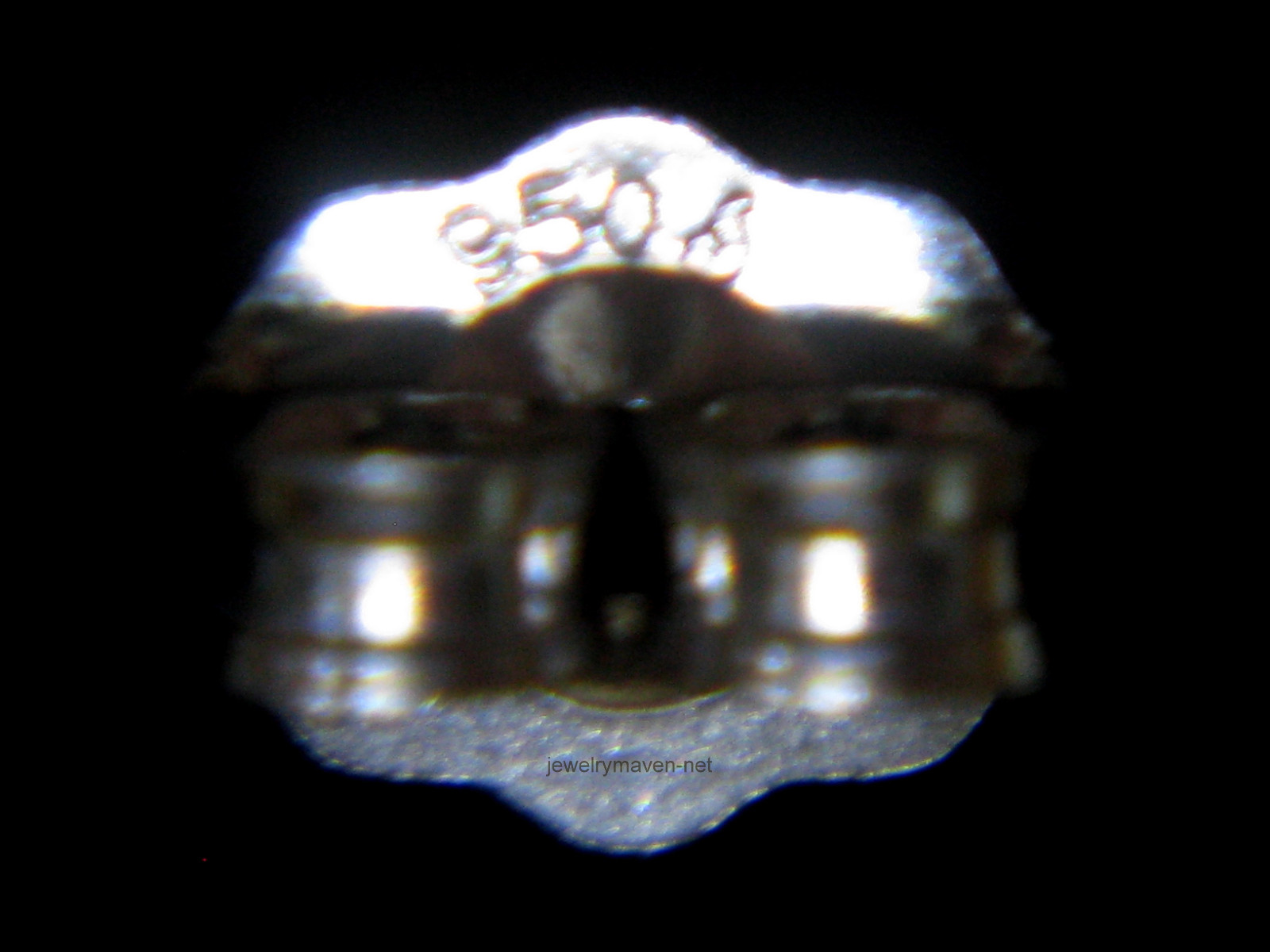 SINGLE 4.2mm Lightweight Friction Tension SOLID PLATINUM 950 Earring Back Nut US