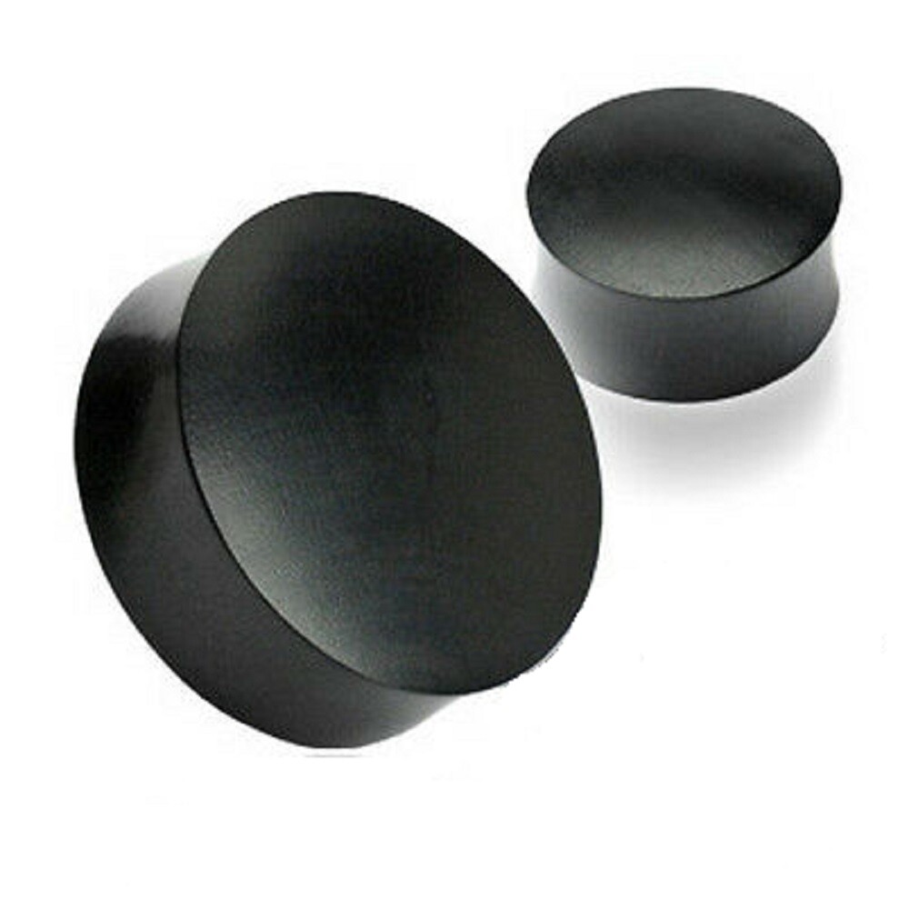 Plugs Organic Black Arang Wood Saddle Sold as a Pair Large Gauge- Wholesale
