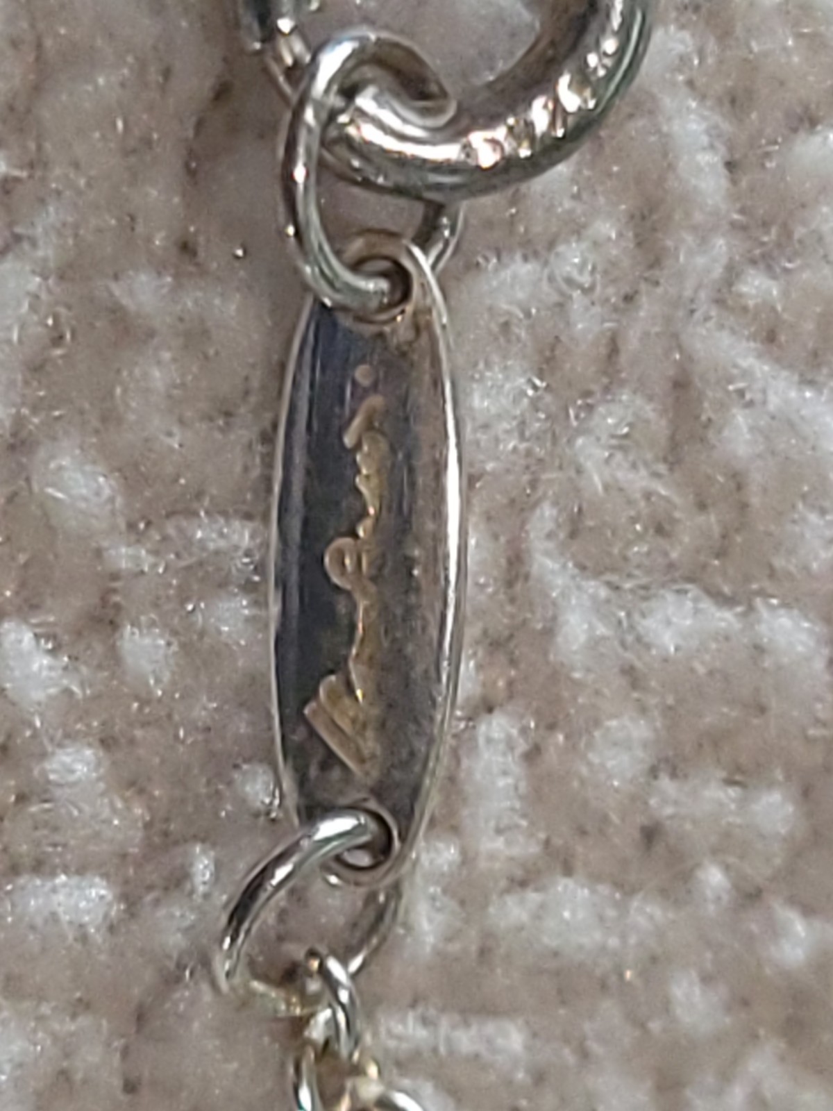 Tiffany & Co. Elsa Peretti SILVER Open 3 Heart NECKLACE 15.5″