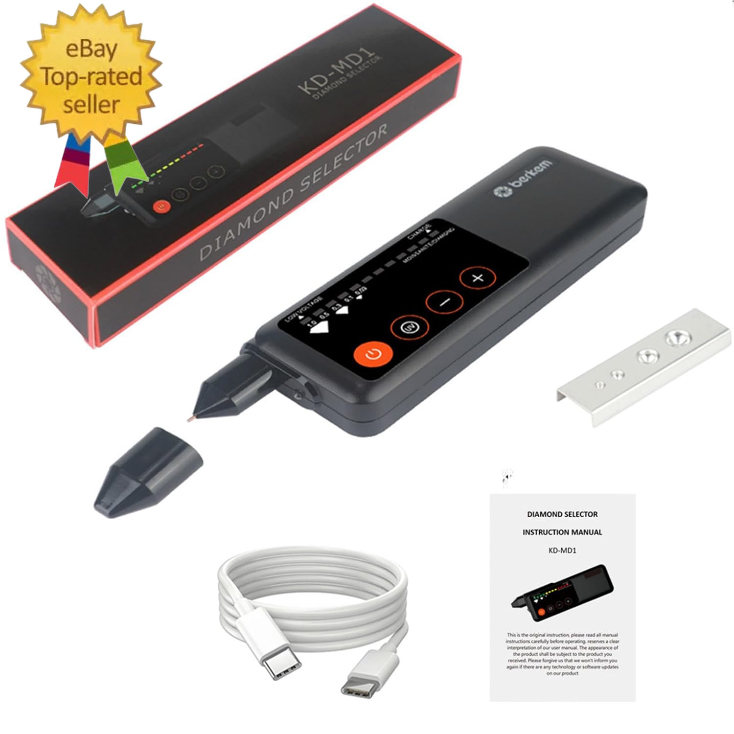 Professional Diamond Tester Rechargeable,High Accuracy Jewelry Diamond Tester Pe