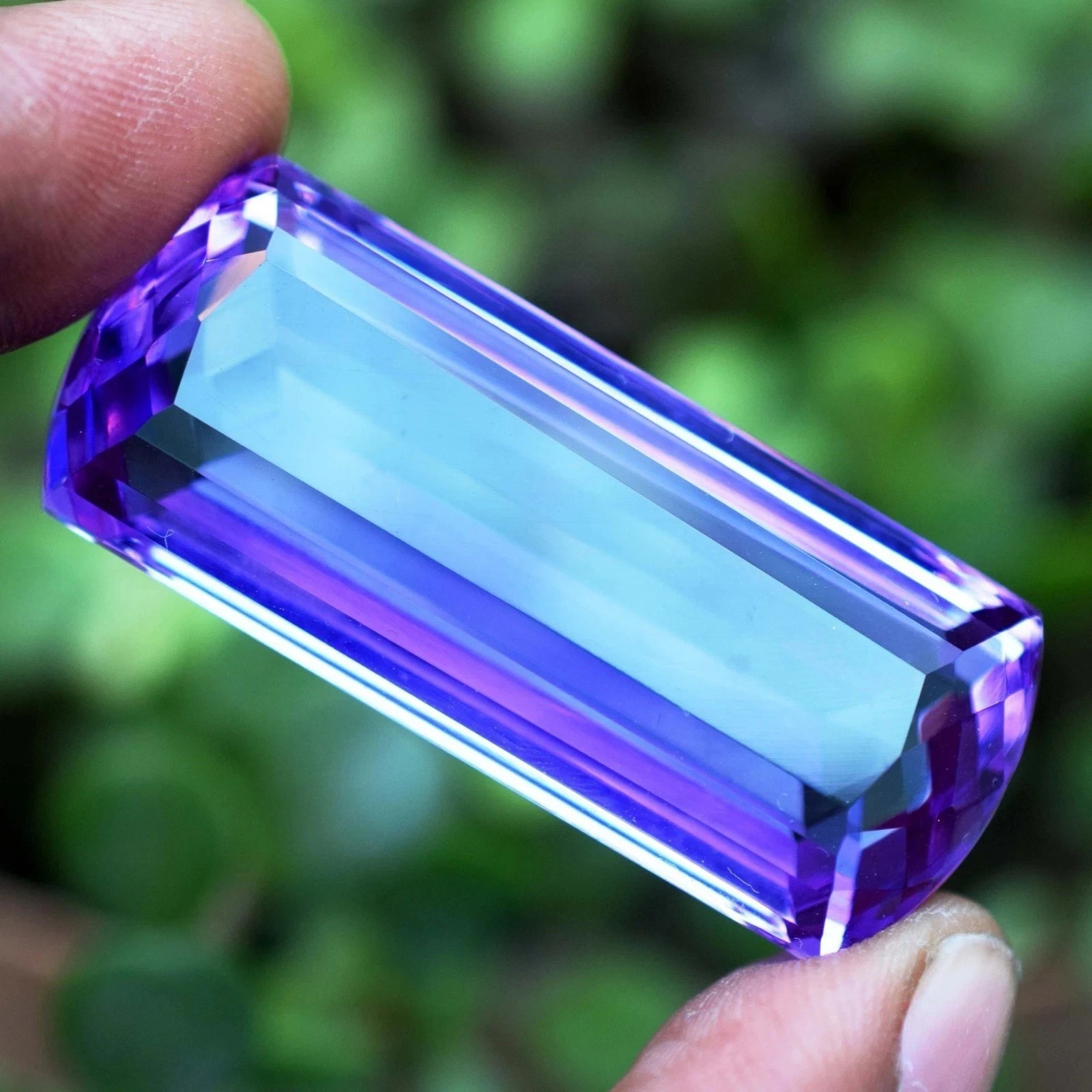 Certified Large Purple Amethyst Natural 100 Ct+ Fancy Cut AA+ Loose Gemstone