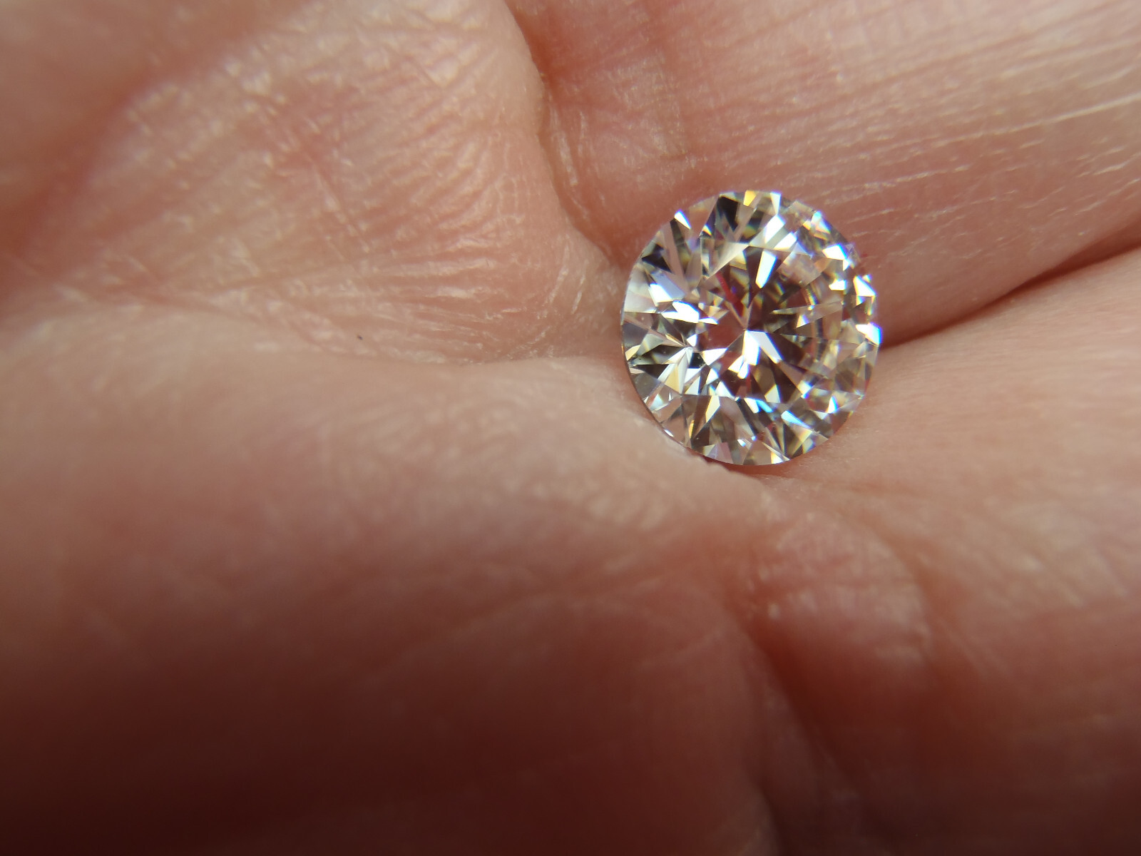 1.20 Ct VVS1 White Moissanite Diamond Clarity D Color Round Brilliant Certified