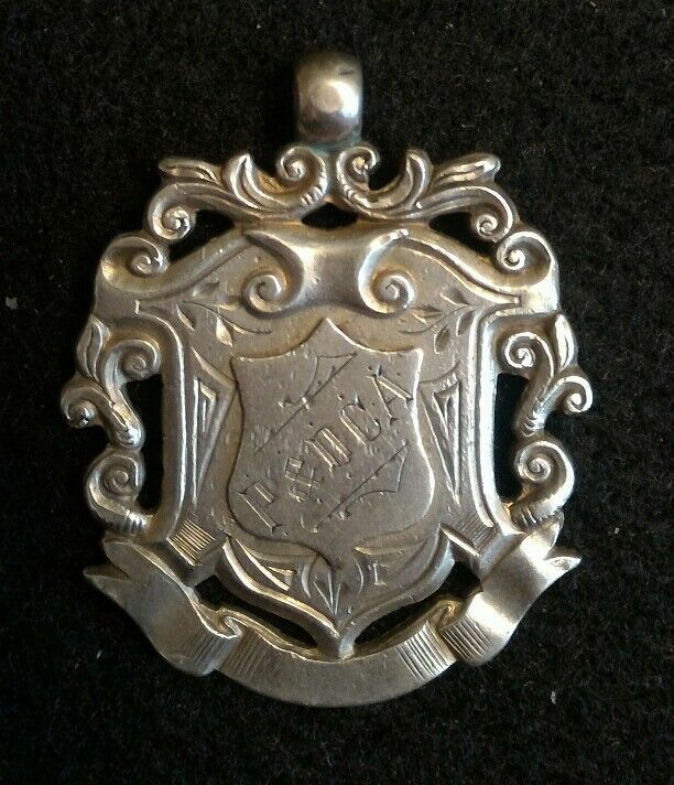 Sterling Silver Fob JUNIOR LEAGUE A. Bunday 1903 Birmingham 12.0 g