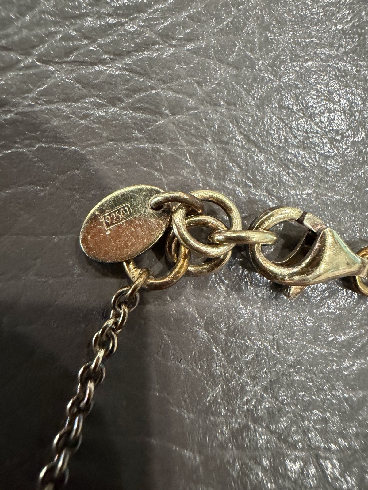 TOUS Sterling Silver Gold Vermeil Sweet Teddy Heart Bracelet