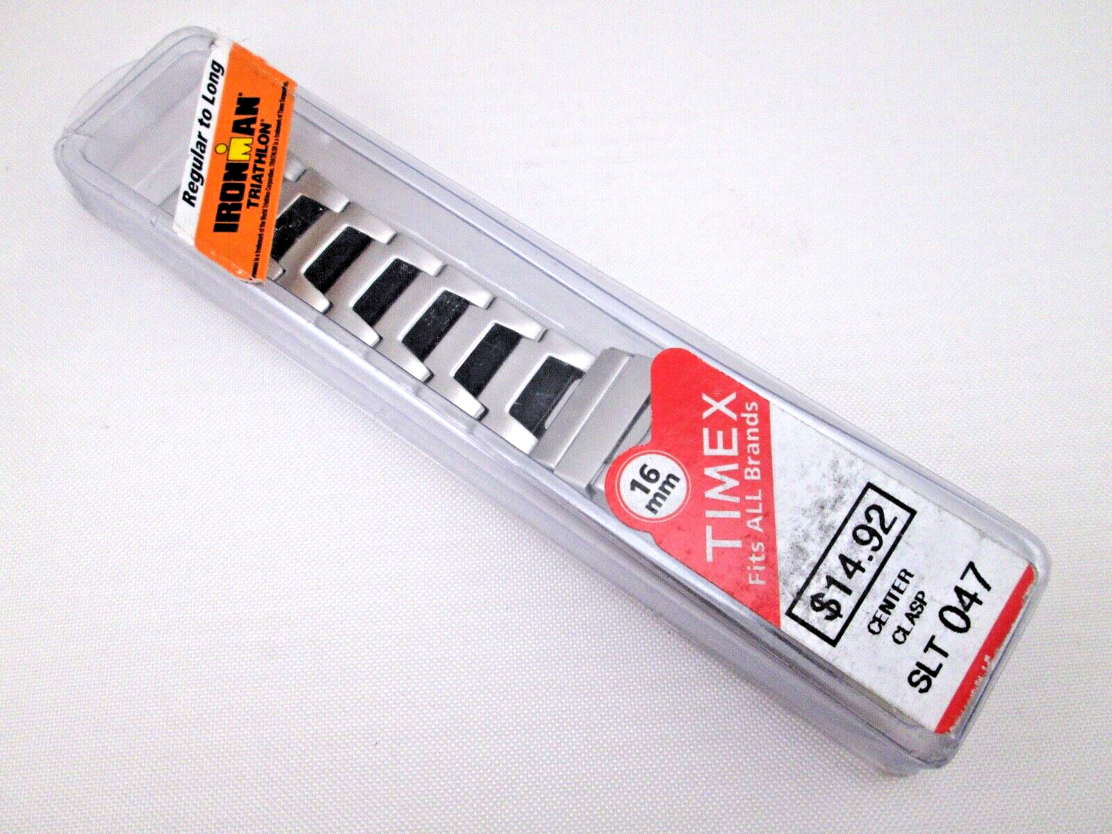 Genuine Timex Ironman T53952 men’s 16mm lug size stainless steel watch band NOS