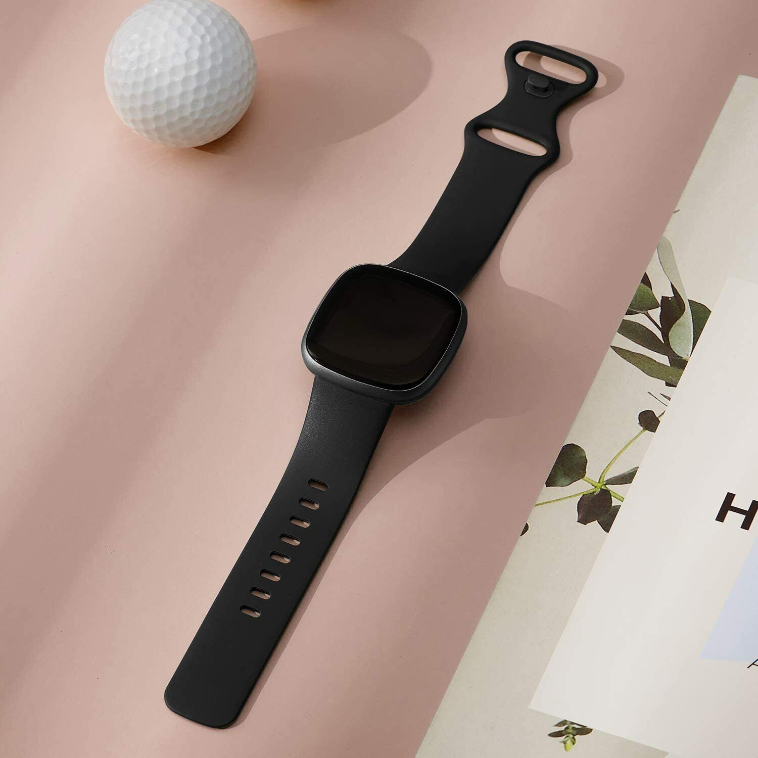 Silicone Strap Wristband Replacement Watch Band For Fitbit Versa 3/4 Sense 2