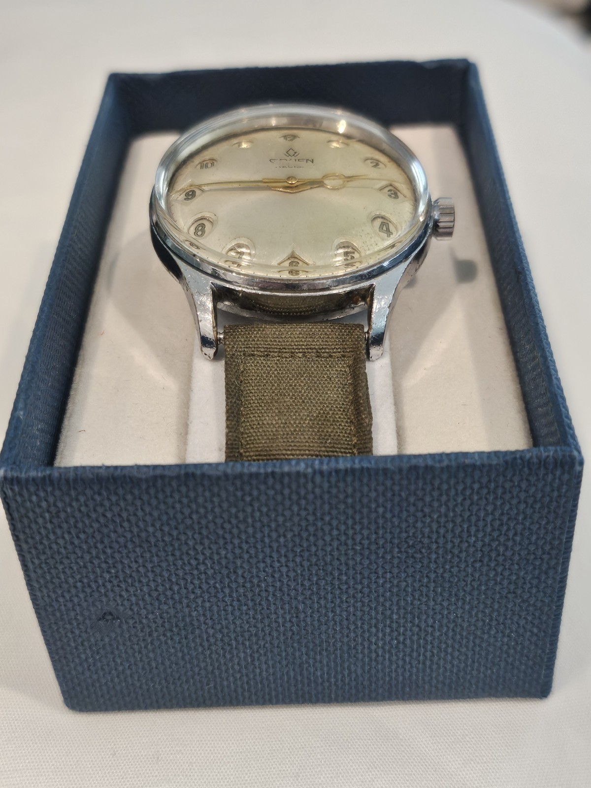 Gruen Precision Airflight Jump Hour – Vintage US Military Engraved Watch