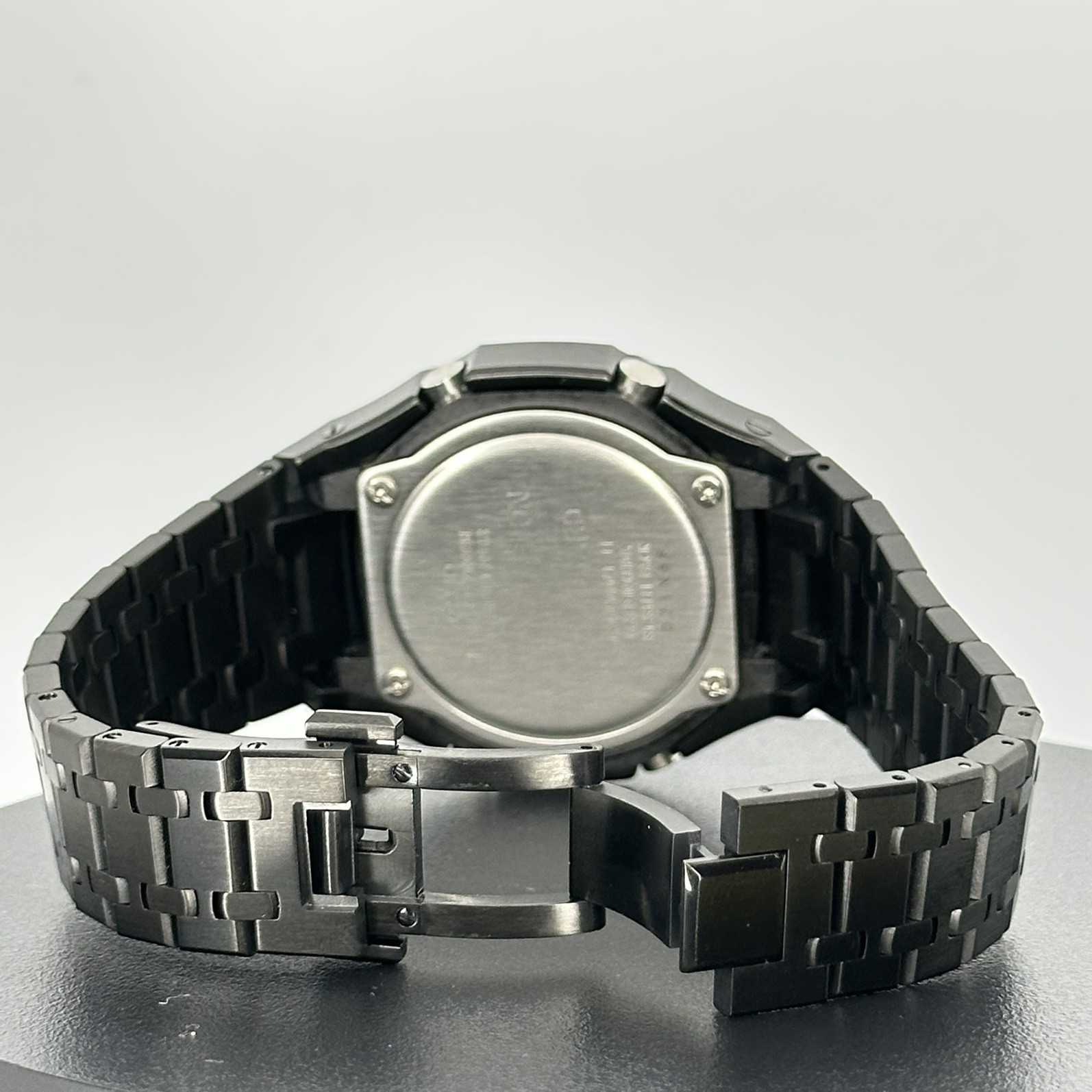 Casio GA2100 Mod/ Kit – Metal Mod Kit Case Bezel Strap GA2110 GAB2100 Black