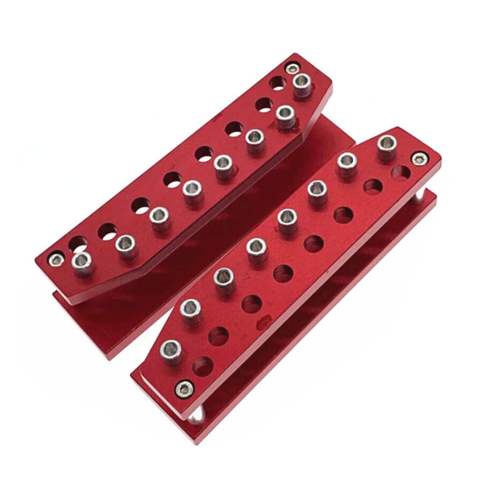 Portable Aluminum Alloy Screwdriver 8-Holder Base Rack Watchmaker Repair Tool