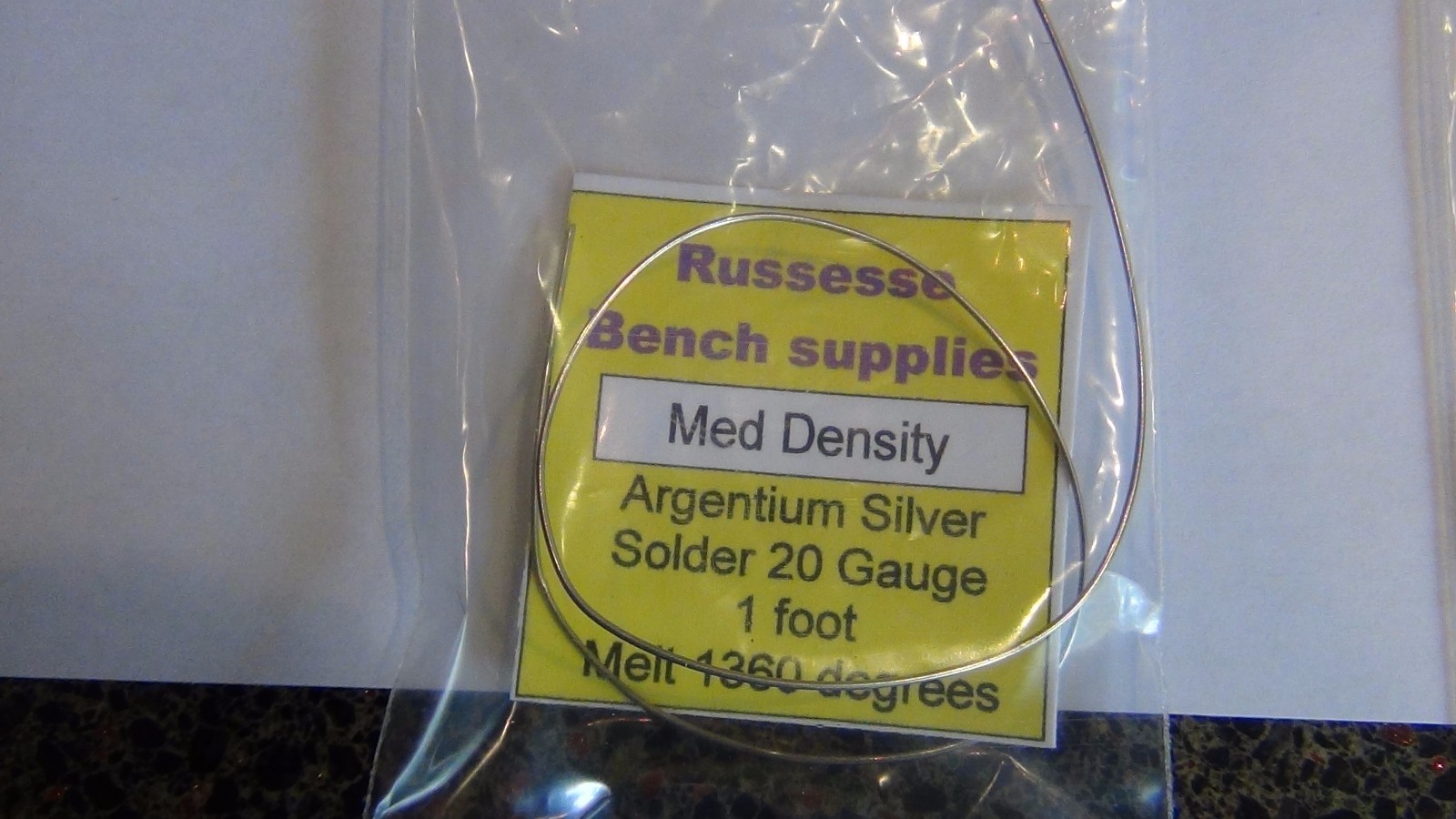 Argentium Silver Solder Wire 20 Ga. pick easy medium or hard 12 in