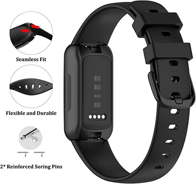 Silicone Strap Replacement Sport Watch Band For Fitbit inspire 3 Smartwatch S/L