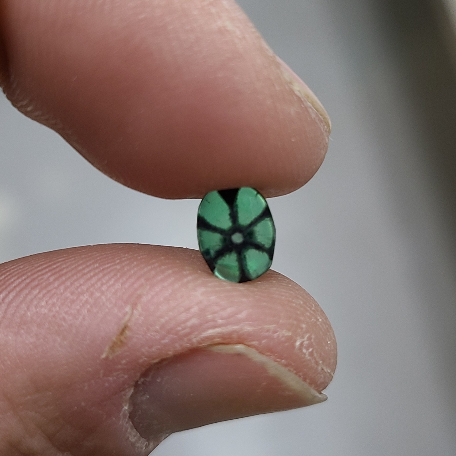 EXTREMELY RARE Tripache Emerald From Colombia 0.80 ct with Chatoyance!