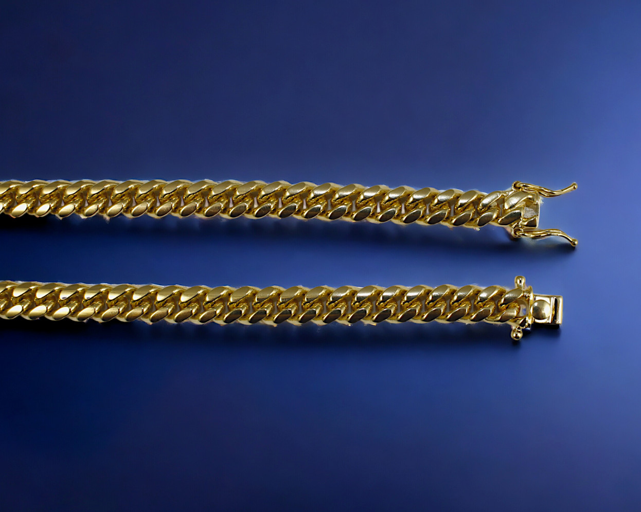 10K Yellow Gold SOLID Miami Cuban Link Necklace Bracelet Chain 2mm-11mm 7″-30″