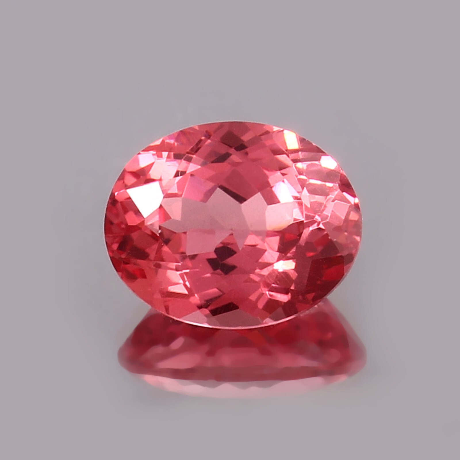 Beautifull Natural Ceylon Padparadscha Sapphire Loose Oval Gemstone Cut 12×10 MM