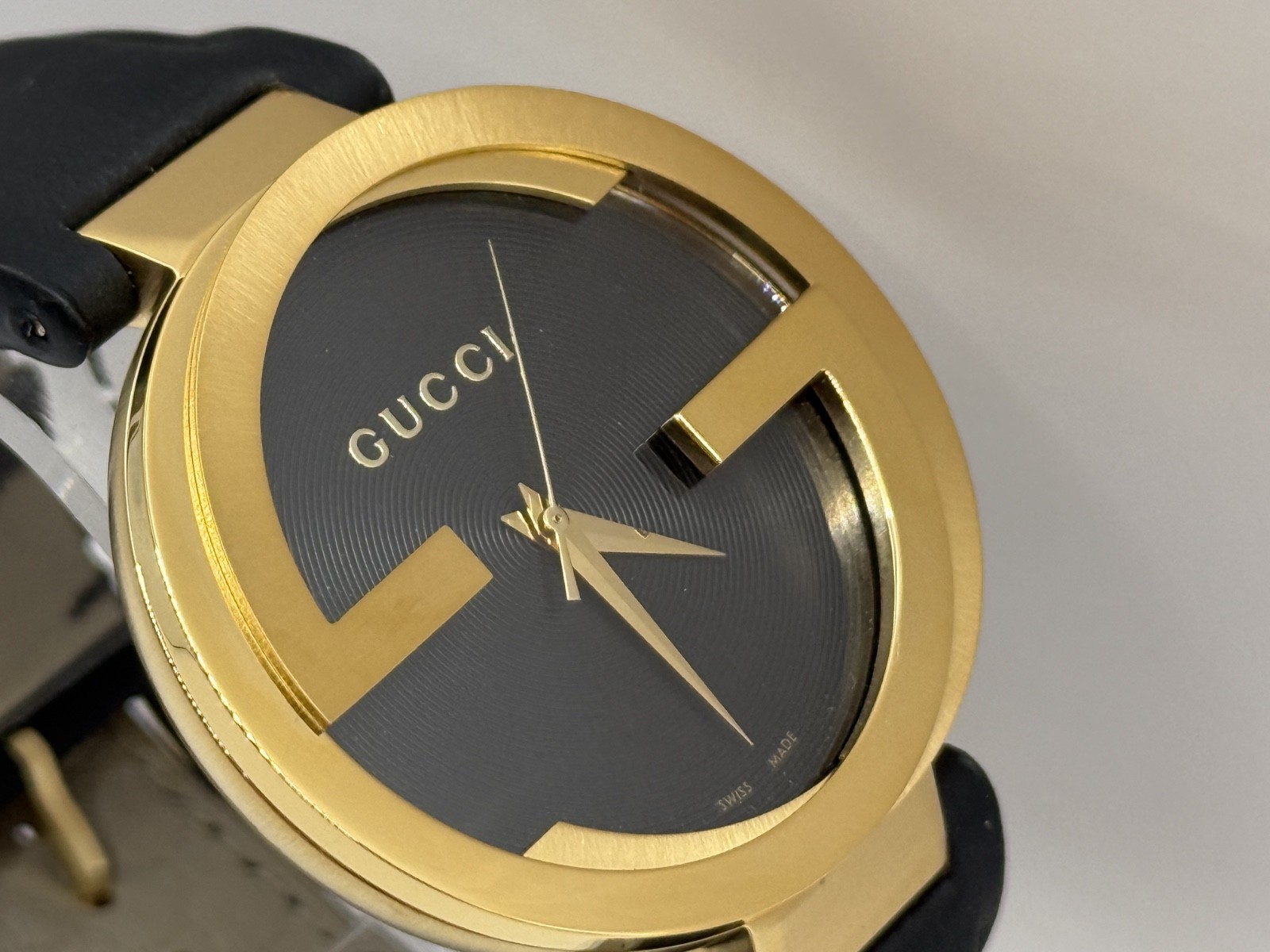 Gucci YA133208 Interlocking Grammy Special Edition Men’s 42mm Black Watch
