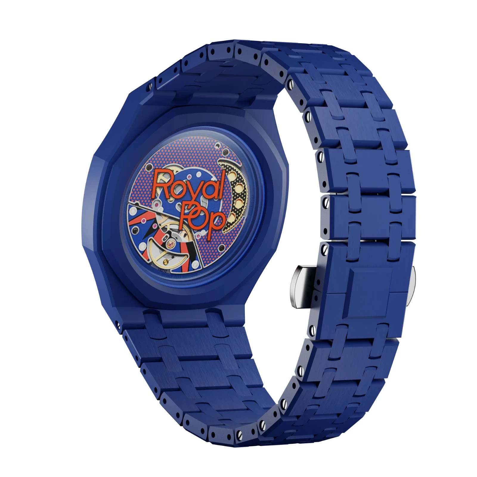 Ceramic Strap Wrist Band Bracelet Mod Kit For Swatch X AP Royal Pop