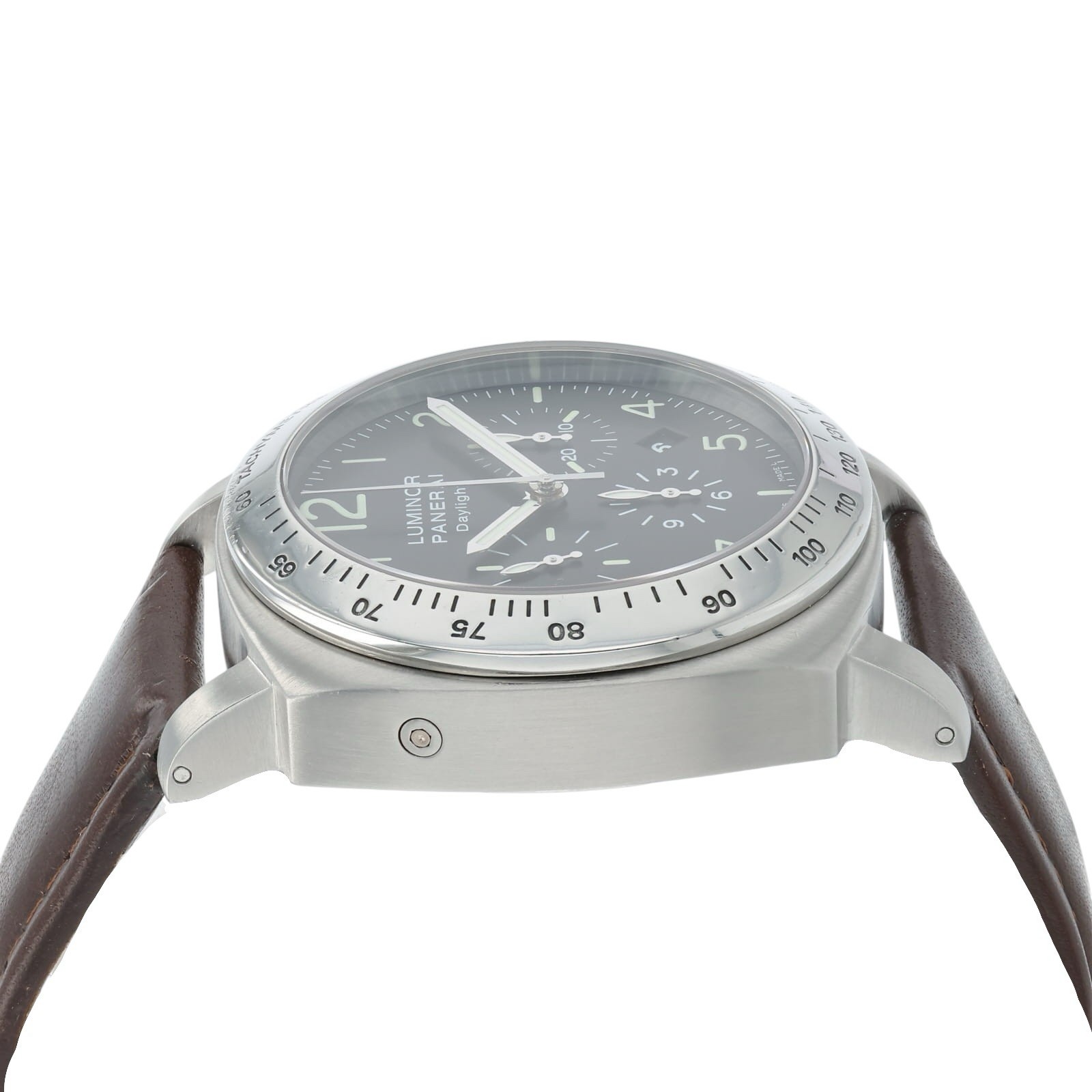 Panerai Luminor Chrono Daylight Black Dial Steel 44mm Automatic Men’s PAM00196