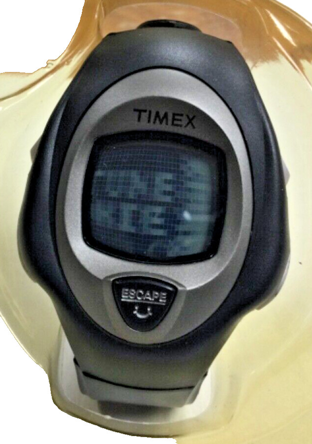 TIMEX WISE GUY INTERACTIVE FUN WATCH, DATABANK,ALARM, TIMER, 30M WATER RESISTANT