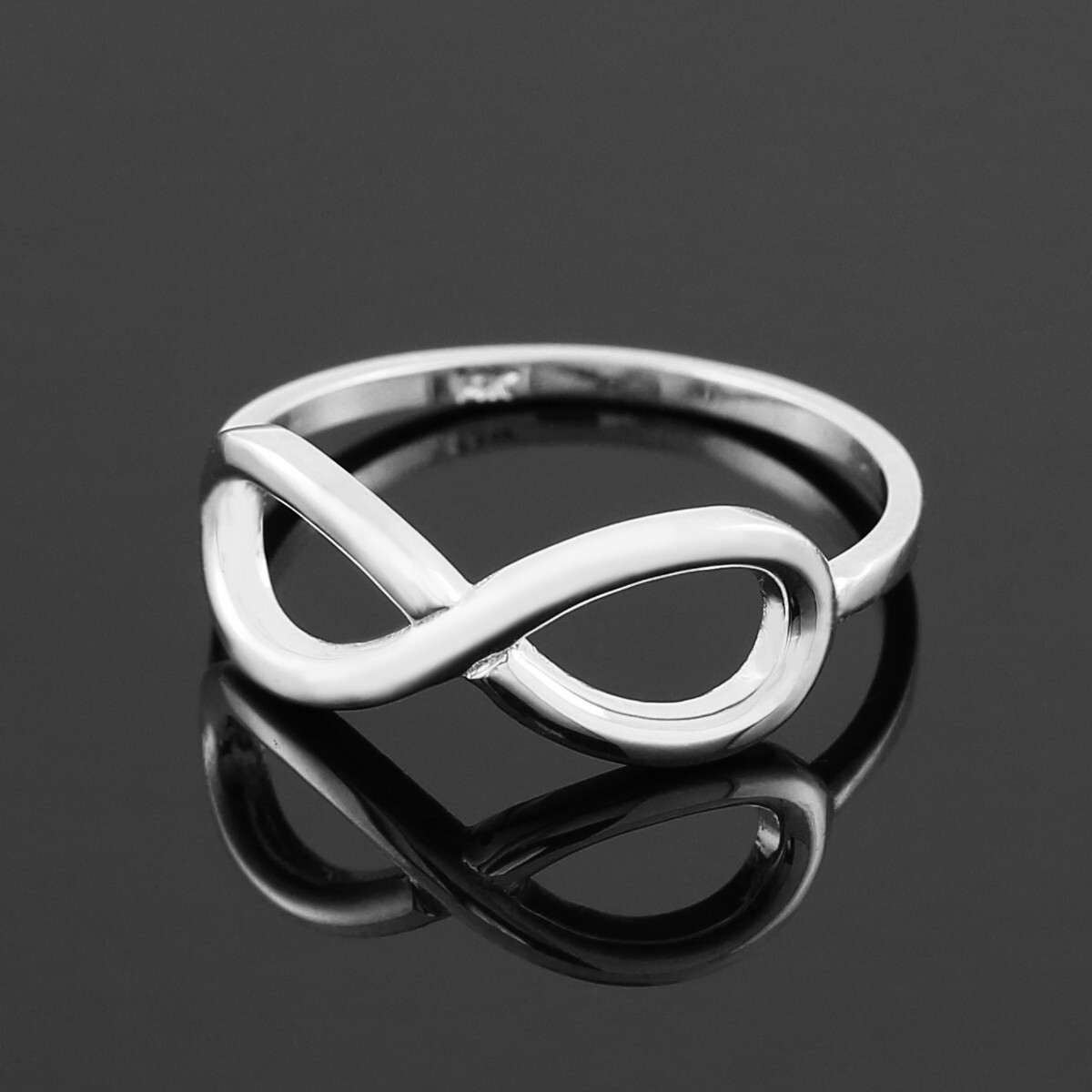 Gold Classic Infinity Ring(Available in Yellow/Rose/White Gold)