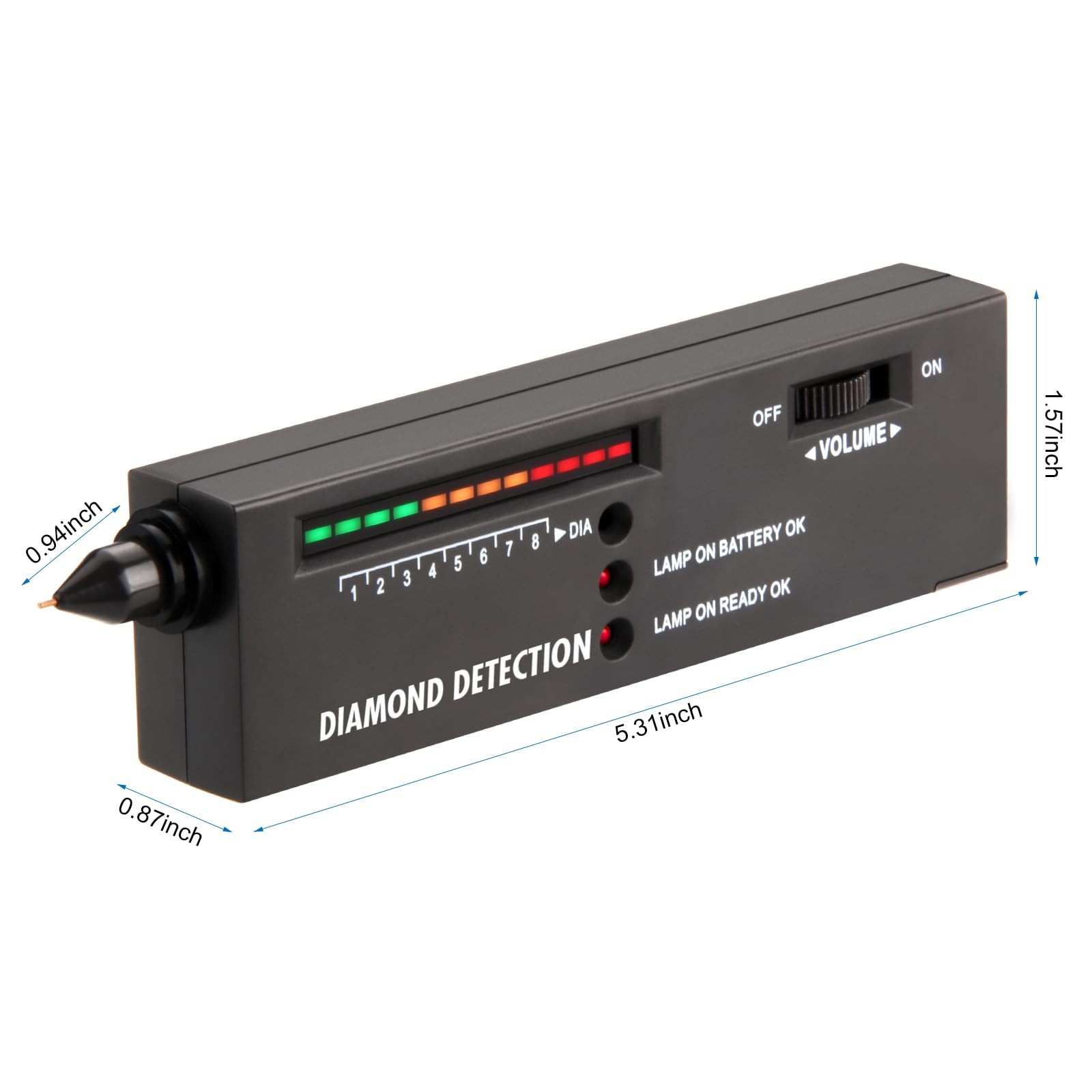 Pro Diamond Tester Pen HighAccuracy Gemstone & Jewelry Only Detector