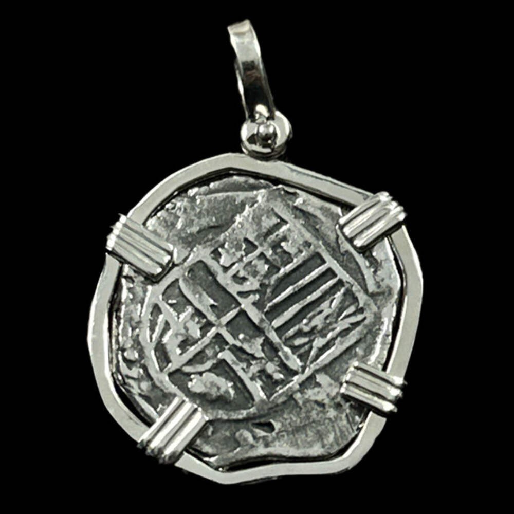 Atocha Jewelry – Odd Shape Medium Pieces of 8 Silver Coin Pendant