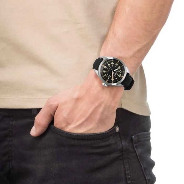 Includes box CITIZEN ECO DRIVE solar AW5000 24E military men’s watch wristwatch