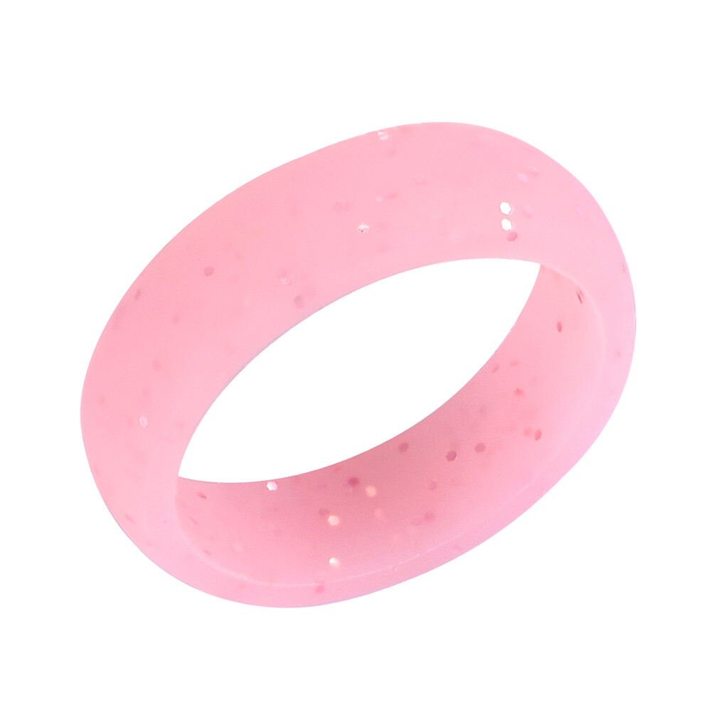 1pc Medical Silicone Finger Ring Flexiable Rubber Wedding Rings Bands for Women