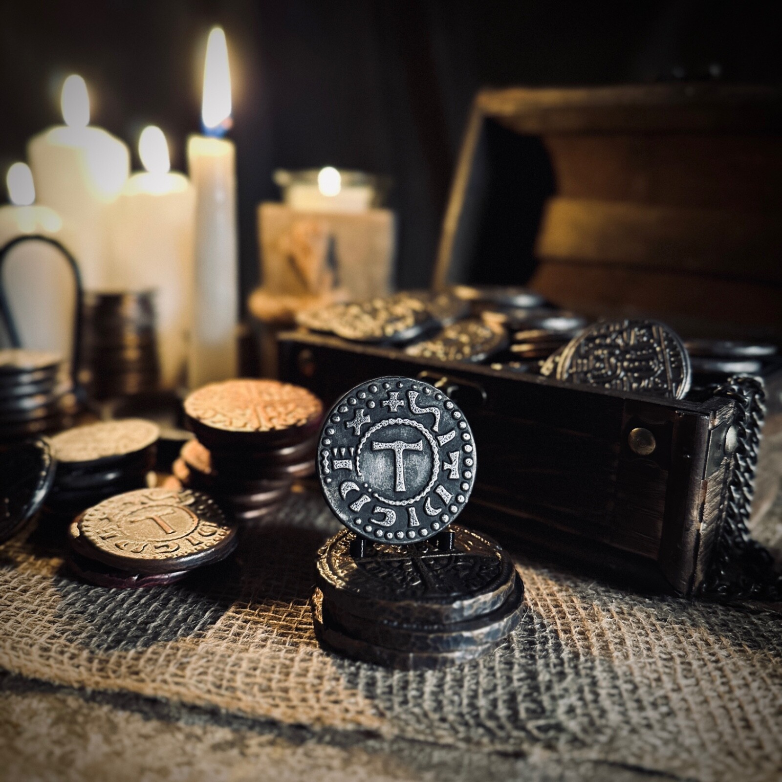VIKING HAMMER PENNY – (2 Sided) Graphite Coin Mold